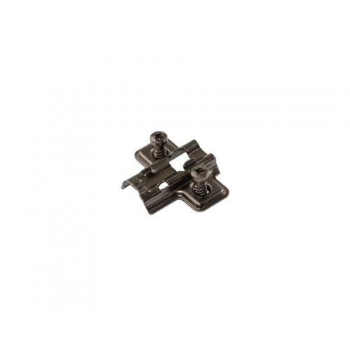Планка монтажная для петель Firmax Smartline Clip On, soft-Close, H=4, крестовая, евровинт, черный никель, 10  шт