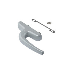 Ручка оконная Comfort двухзахватная, серебристая RAL 9006