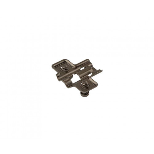 Планка монтажная для петель Firmax Smartline Clip On, soft-Close, H=0, крестовая, евровинт, черный никель, 10  шт