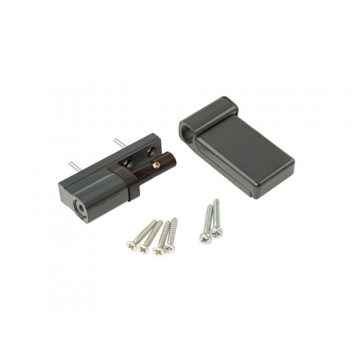 Петля дверная Elementis K-V (15-20 мм), на 120 кг, RAL7016 антрацит