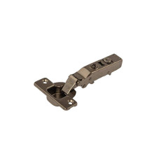 Петля для накладных дверей Firmax Smartline, clip-On, без доводчика, угол открывания 105°, 48 мм, черный никель