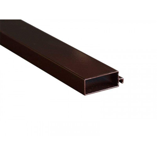 Профиль рамный МС (52x20 мм) коричневый 5,8 м. RAL8017 c защитной пленкой