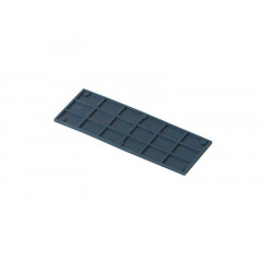 Пластина рихтовочная Bistrong 100x36x2 синяя, 100  шт