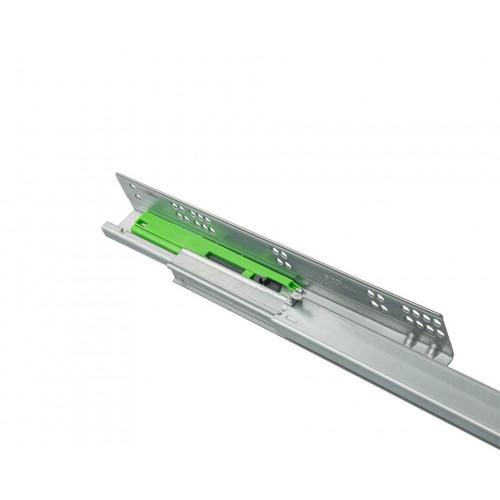 Комплект направляющих Push-to-Open скрытого монтажа Firmax Smartline, L=550 мм, полного выдвижения, для ЛДСП 16 мм, (2 направляющие + 2 крепления)