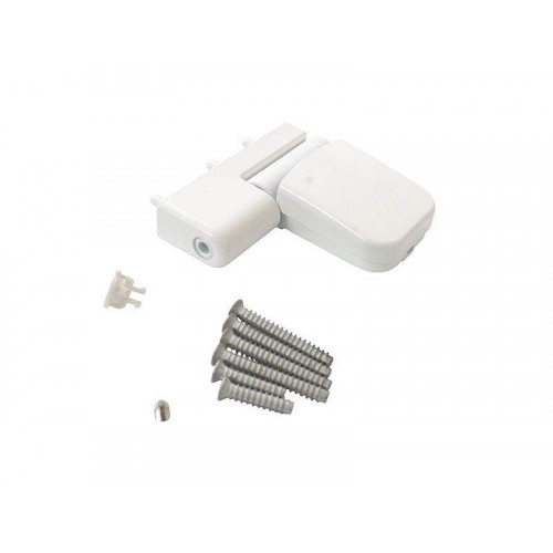 Петля дверная Maxbar 89NN, 16, 5-19 мм, белый RAL9016