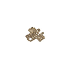 Планка монтажная для петель DTC Pivot Star Anyway Clip-on, h=0, крестовая, под евровинт, 10  шт