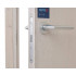 Замок магнитный WC 50x8x96x6 штульп овал 18 мм, хром матовый с ответной планкой W8 и винтами