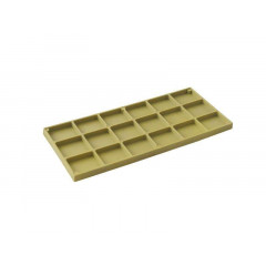 Пластина рихтовочная Bistrong 100x44x4 желтая, 100  шт