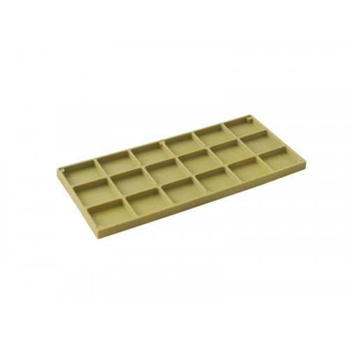 Пластина рихтовочная Bistrong 100x44x4 желтая, 100  шт