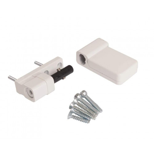 Петля дверная Elementis K-S (15-20 мм), на 100 кг, белый, RAL9016