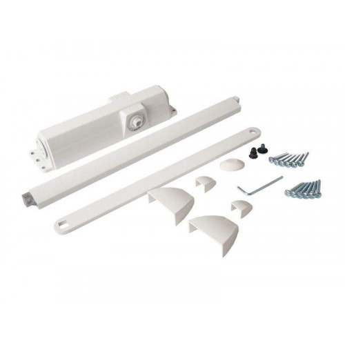 Доводчик dormakaba TS-90 Impulse EN3/4, с тягой, белый RAL9016