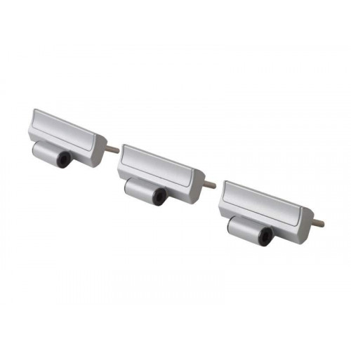 Петля на створке 20 мм Patio FOLD Alu /3 шт./ серебро