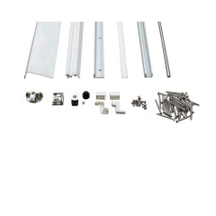 Комплект направляющих Alu-HKS, 931-1280/2630, белый 230563