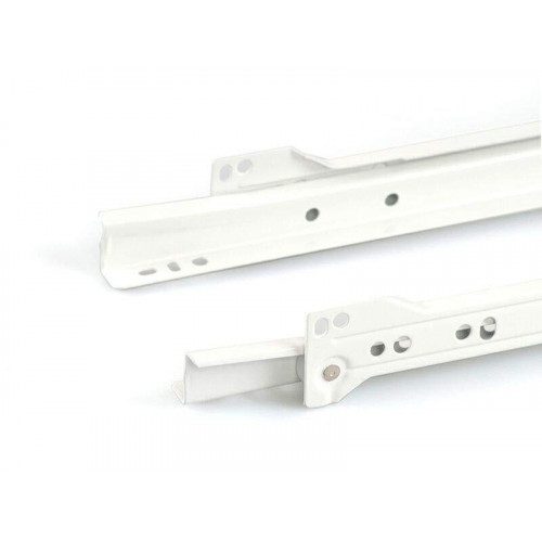 Направляющие роликовые Firmax длина 350 мм, белые, RAL9003, (4 части)