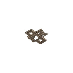 Планка монтажная для петель Firmax Smartline Clip On, soft-Close, H=0, крестовая, под саморез, черный никель, 10  шт
