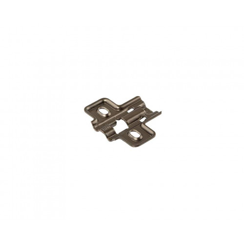 Планка монтажная для петель Firmax Smartline Clip On, soft-Close, H=0, крестовая, под саморез, черный никель, 10  шт