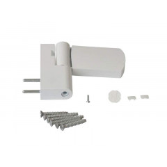 Петля дверная Maxbar PS27 (23-26, 5/105-42), белая RAL9016