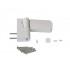 Петля дверная Maxbar PS27 (23-26, 5/105-42), белая RAL9016