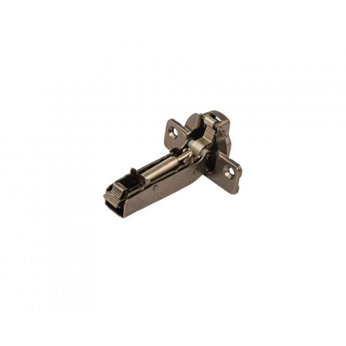 Петля для накладных дверей Firmax Smartline Clip On, soft-Close, угол открывания 105°, 48 мм, чашка 35 мм, черный никель