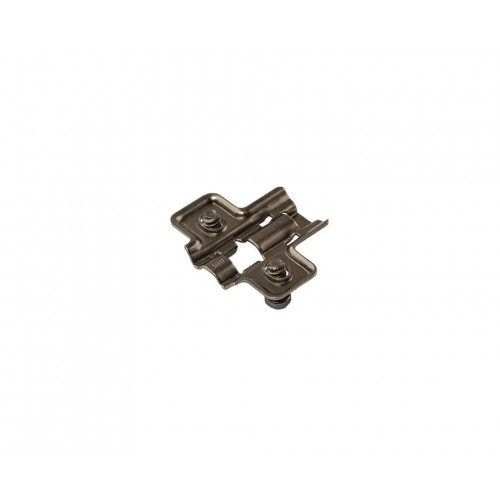 Планка монтажная для петель Firmax Smartline Clip On, soft-Close, H=2, крестовая, евровинт, черный никель, 10  шт
