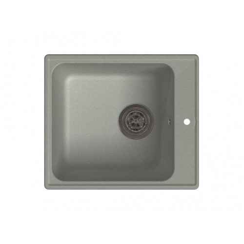 Мойка врезная GF-QUARZ (Z17) 42х48 см, цвет серый, кварц