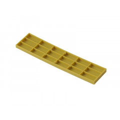 Пластина рихтовочная Bistrong 100x24x4 желтая, 1000 шт