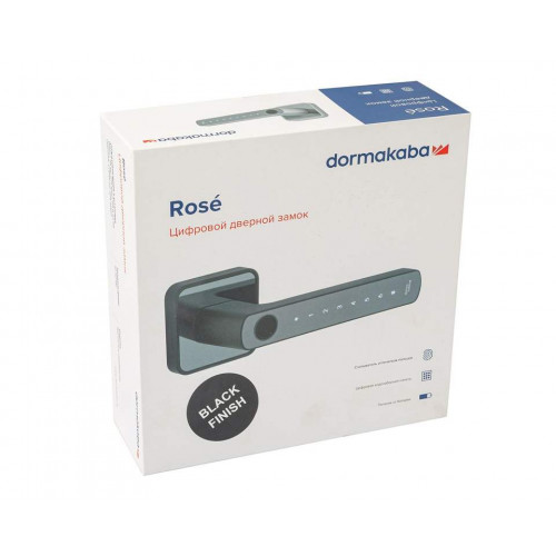 Биометрический цифровой дверной замок Rose черный, 8020080000001