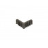 Уголок полиамидный Bistrong с внешней гребенкой 10 мм, 10  шт