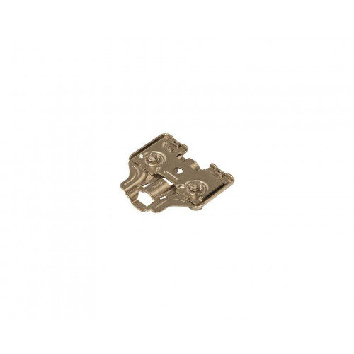 Планка монтажная 3D для петель Firmax Smartline Clip On, soft-Close, H=0, крестовая с регулировкой по высоте, под евровинт