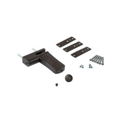 Петля дверная регулируемая Elementis 3-D 105 мм (14-19, 5 мм) на 120 кг, коричневая RAL8019