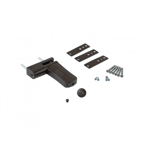 Петля дверная регулируемая Elementis 3-D 105 мм (14-19, 5 мм) на 120 кг, коричневая RAL8019