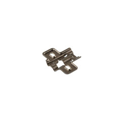 Планка монтажная для петель Firmax Smartline Clip On, soft Close, H=2, крестовая, под саморез, черный никель, 10  шт