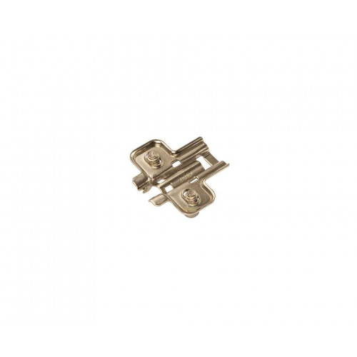 Планка монтажная для петель DTC Pivot Star Anyway Clip-on, h=0, крестовая, под евровинт, 10  шт