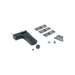 Петля дверная регулируемая Elementis 3-D 105 мм (14-19, 5 мм) на 120 кг, антрацит RAL7016