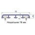 Наличник Exter 78х10 мм белый , 6  м