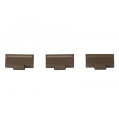 Петля на створке 30 мм Patio FOLD Alu /3 шт./ темная бронза