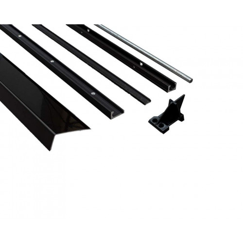 Комплект направляющих PSK Comfort GR107/240, коричневый RAL8022