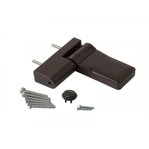 Петля дверная Elementis серия IQ-Plus 19-22 мм, коричневый RAL8019
