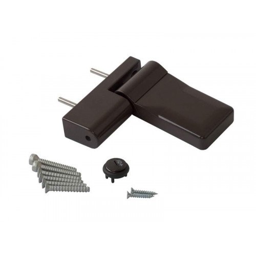 Петля дверная Elementis серия IQ-Plus 16-19 мм, коричневый RAL8019