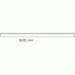 Профиль декоративный Elementis 6000 мм, серебро