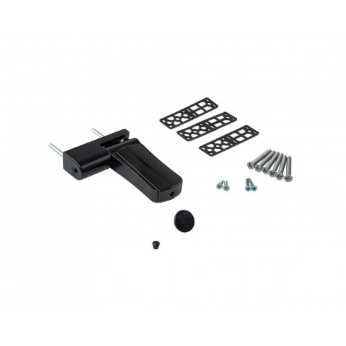 Петля дверная регулируемая Elementis 3-D 105 мм (14-19, 5 мм) на 120 кг, черная RAL9005