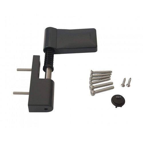 Петля дверная Elementis серия IQ-Plus 16-19 мм, антрацит RAL7016