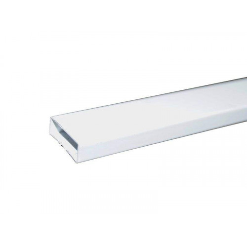 Профиль Bauset МС СТАН 8х20 поперечный, белый RAL9016, 6  м
