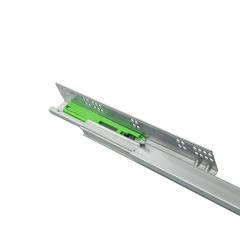 Комплект направляющих Push-to-Open скрытого монтажа Firmax Smartline, L=400 мм, полного выдвижения, для ЛДСП 16 мм, (2 направляющие + 2 крепления)