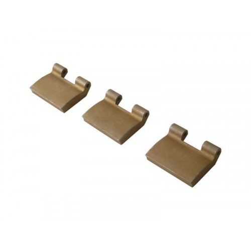 Петля на створке 40 мм Patio FOLD Alu /3 шт./ неокрашенный