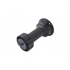 Цокольная ножка, h=100 мм, пластик, черный