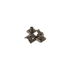 Планка монтажная для петель Firmax Smartline Clip On, soft-Close, H=2, крестовая, евровинт, черный никель, 10  шт