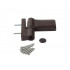 Петля Maxbar KT-V 6R наплав 18-23 мм, коричневая RAL8077