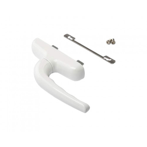 Ручка оконная Comfort двухзахватная, белая RAL 9010