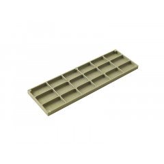 Пластина рихтовочная Bistrong 100x32x4 желтая, 100  шт